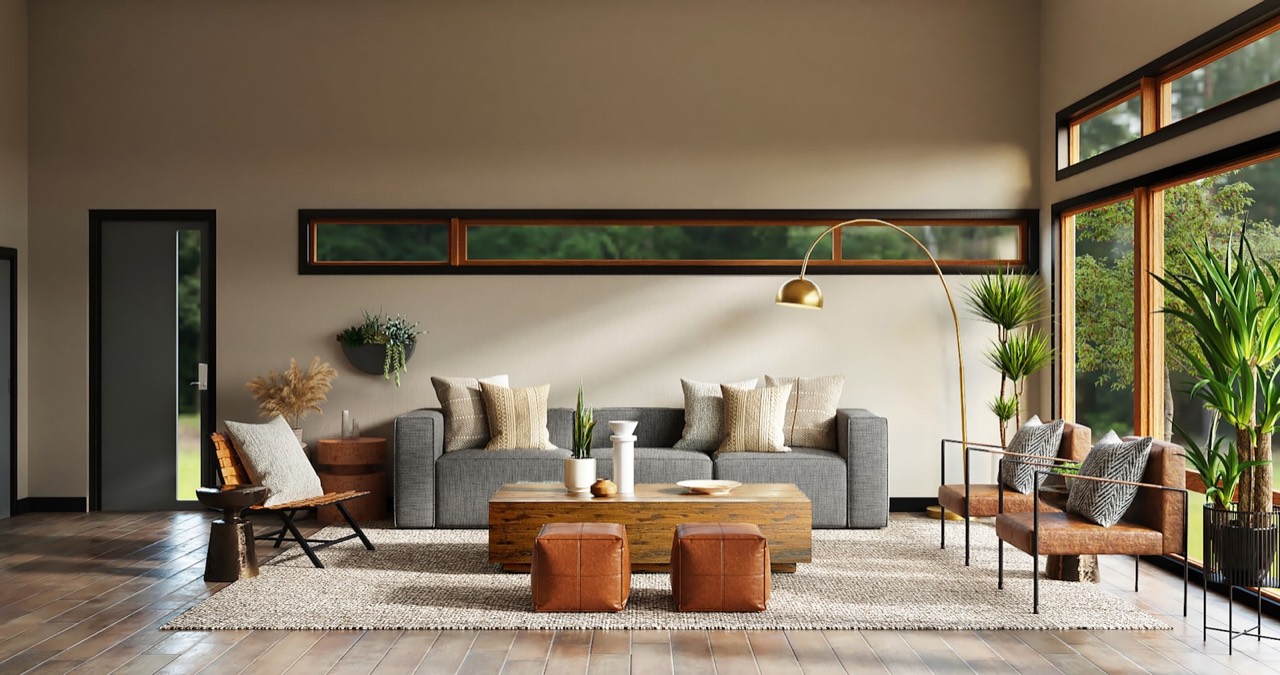 Modern living room remodel
